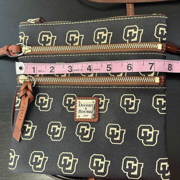 Dooney And Bourke University Of Colorado Crossbody Purse Multi Pocket Buffaloes - Picture 6 of 8